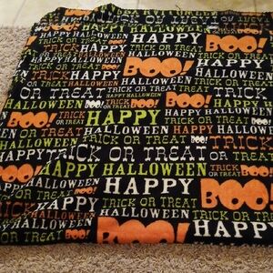Halloween Themed Blanket - Black, Orange, Green